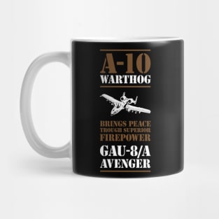 A-10 Warthog GAU-8/A AVENGER Mug